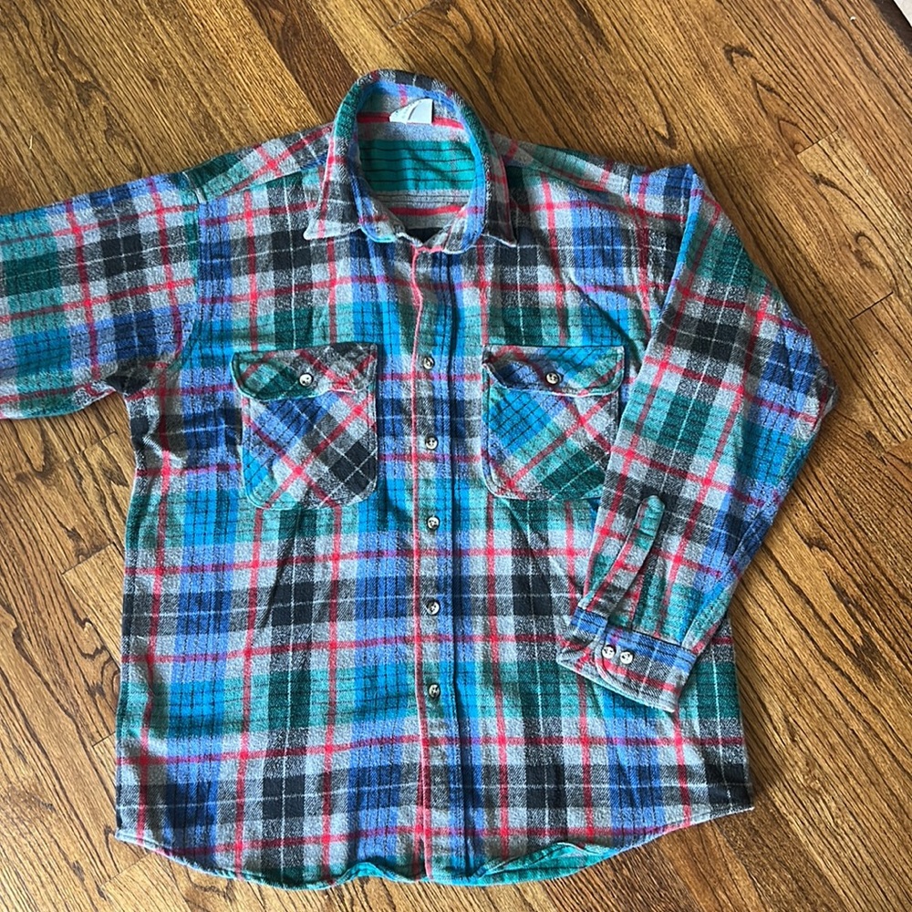 Vintage 417 Authentic Sportswear by Van Heusen Plaid Flannel